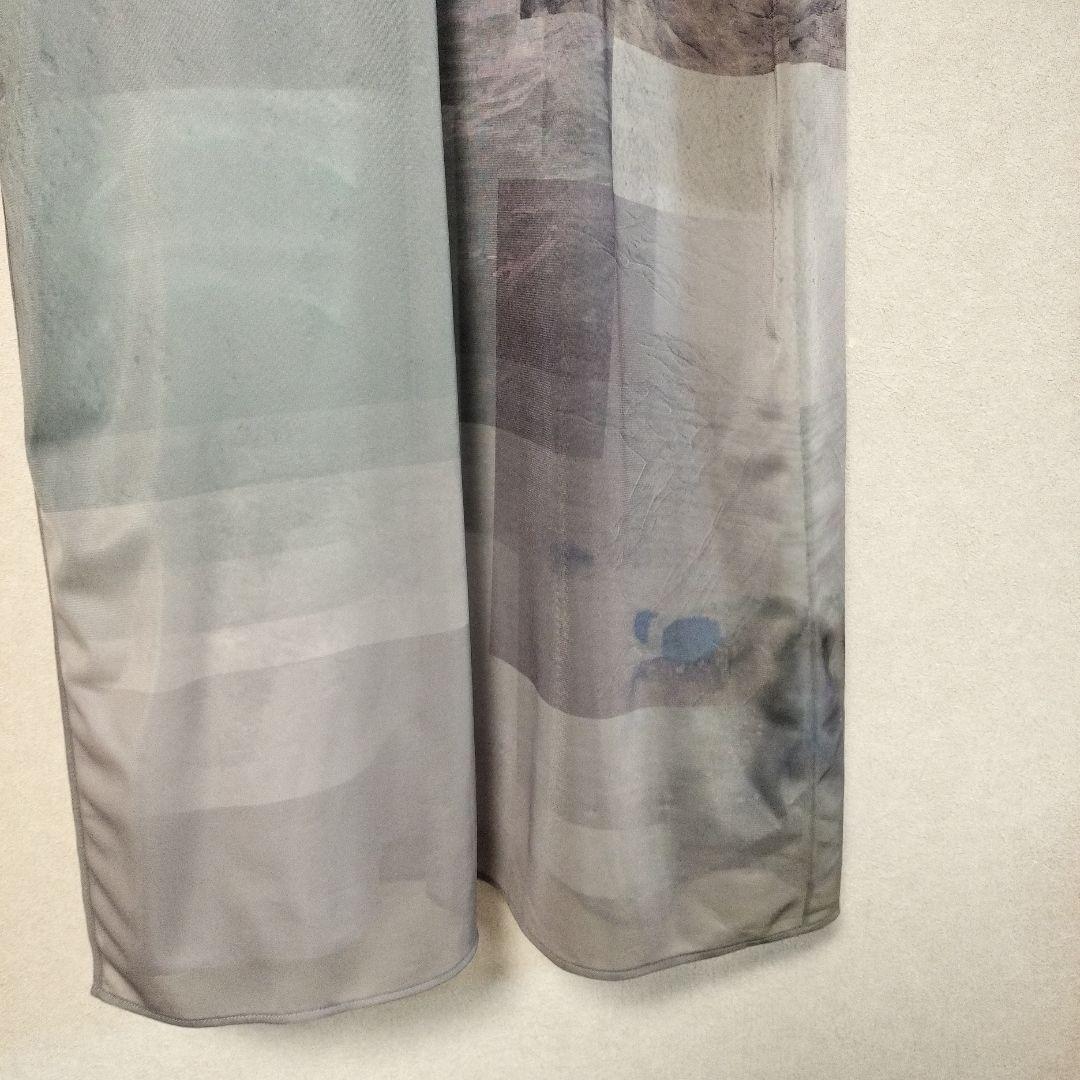 タグ付き 未使用 パブリックトウキョウ 水彩調 ワンピース グレー