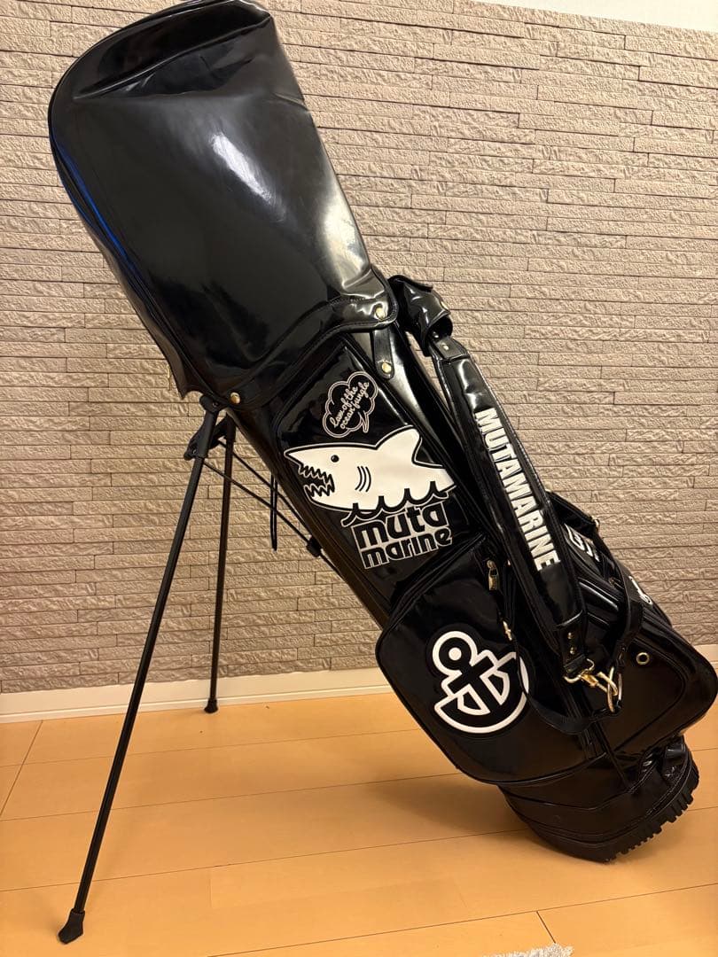 【カズJ】muta ブラック ゴルフバッグ