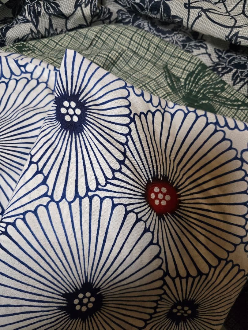ラストスパート値引!!!レア限定色、日本橋竺仙 万寿菊Mサイズ浴衣新品同様