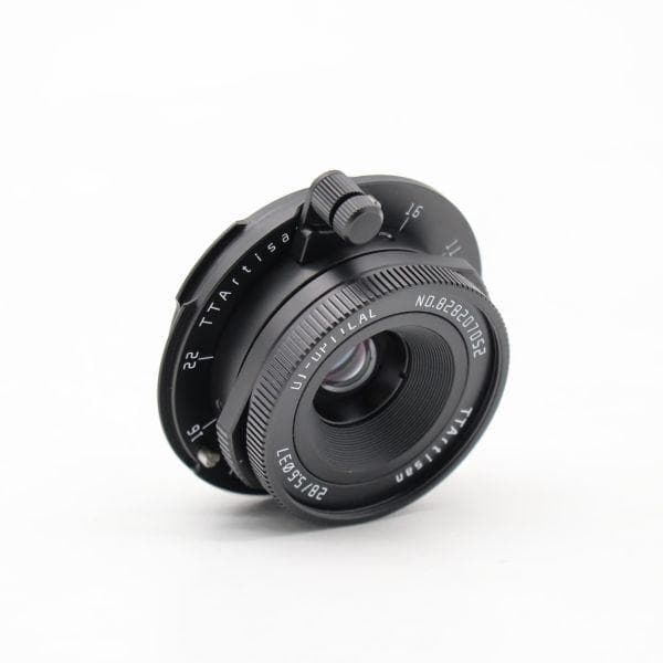 美品 銘匠光学 TTArtisan 28mm F5.6 ライカMブラックペイント