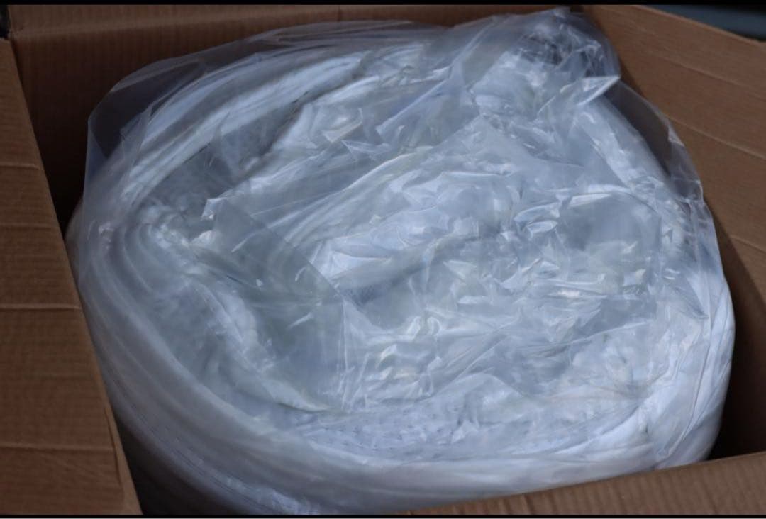 敷布団セット　300cm幅　厚さ15センチ　上層部+下層部セット　アイボリー