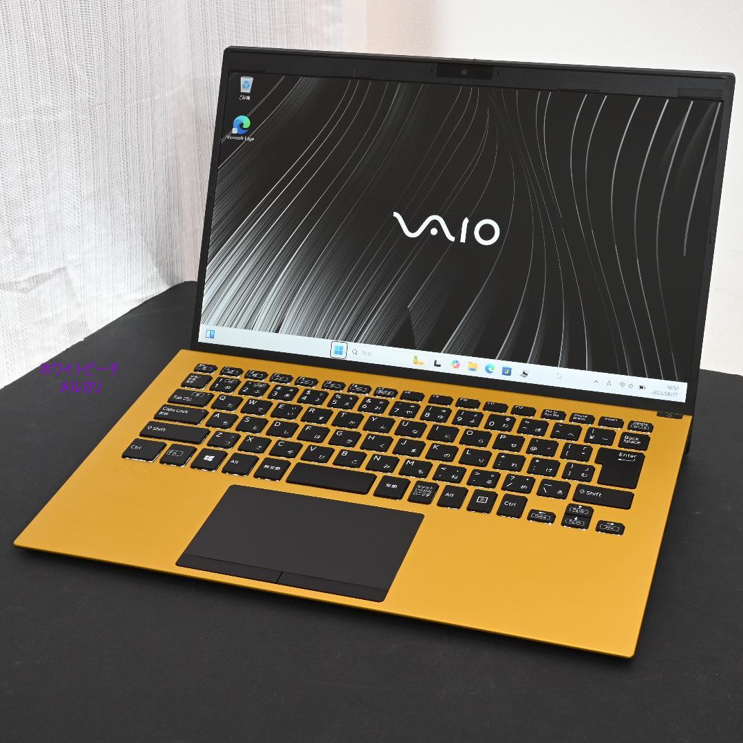 Vaio pro PK i5_16G 11世代 14型 2022 黄黒