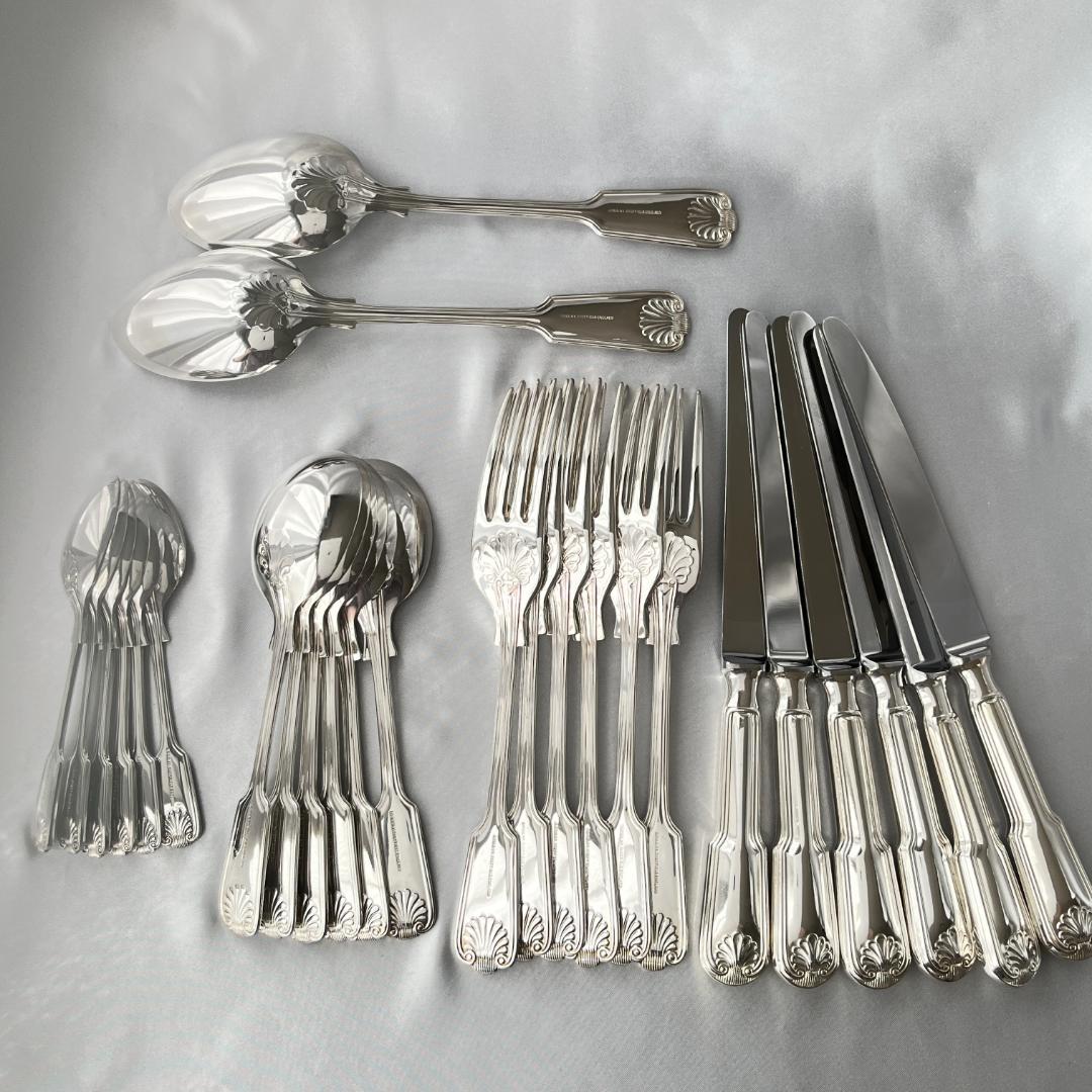 【英国】シェルのディナーセット 6名用26本組 A1プレート