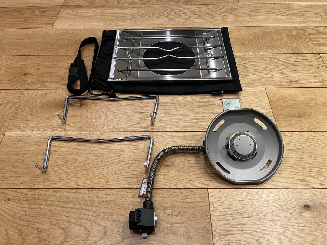 新品　スノーピーク フラットバーナー ラーテルワークス　ウッドパネルテーブル