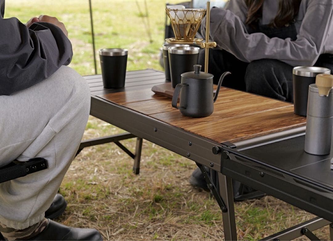新品　スノーピーク フラットバーナー ラーテルワークス　ウッドパネルテーブル
