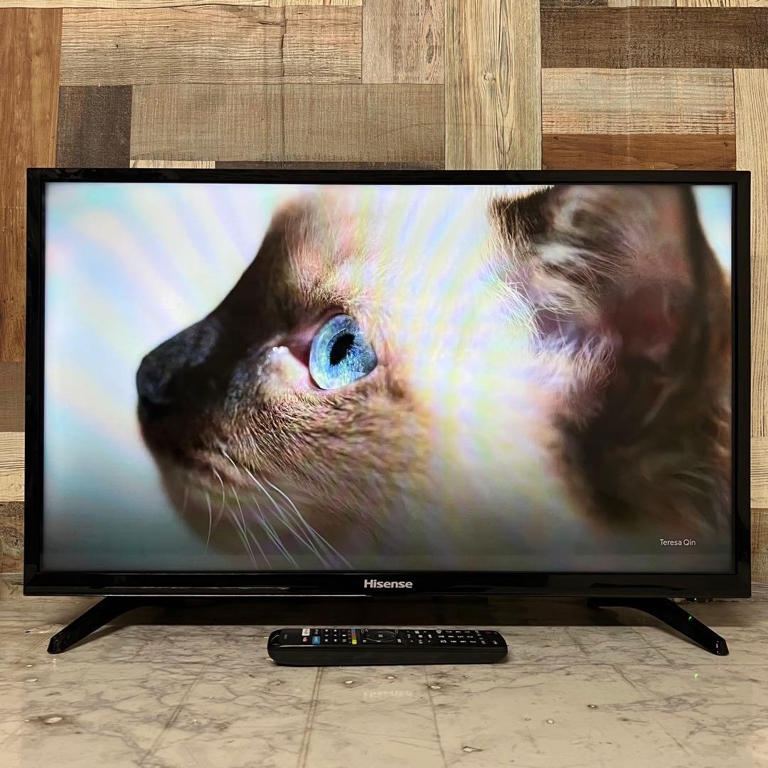 即日受渡❣️3年前購入全国送料込ハイセンス32型YouTube.U-NEXT