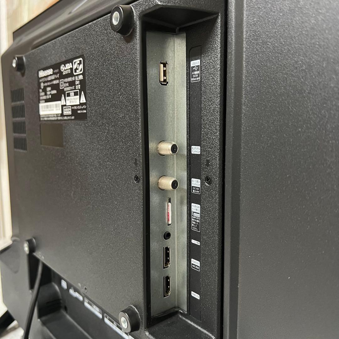 即日受渡❣️3年前購入全国送料込ハイセンス32型YouTube.U-NEXT