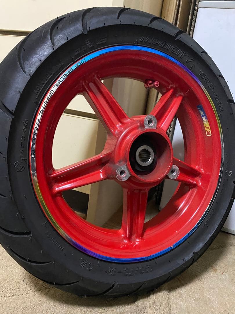 モビリティ SCF-001 レッドホイールセット 10-70-10