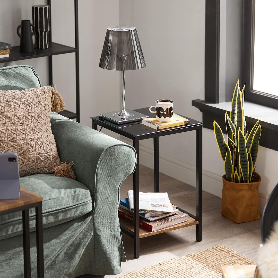 ☆2個セット サイドテーブル、モダン自由な配置でスペース有効活用