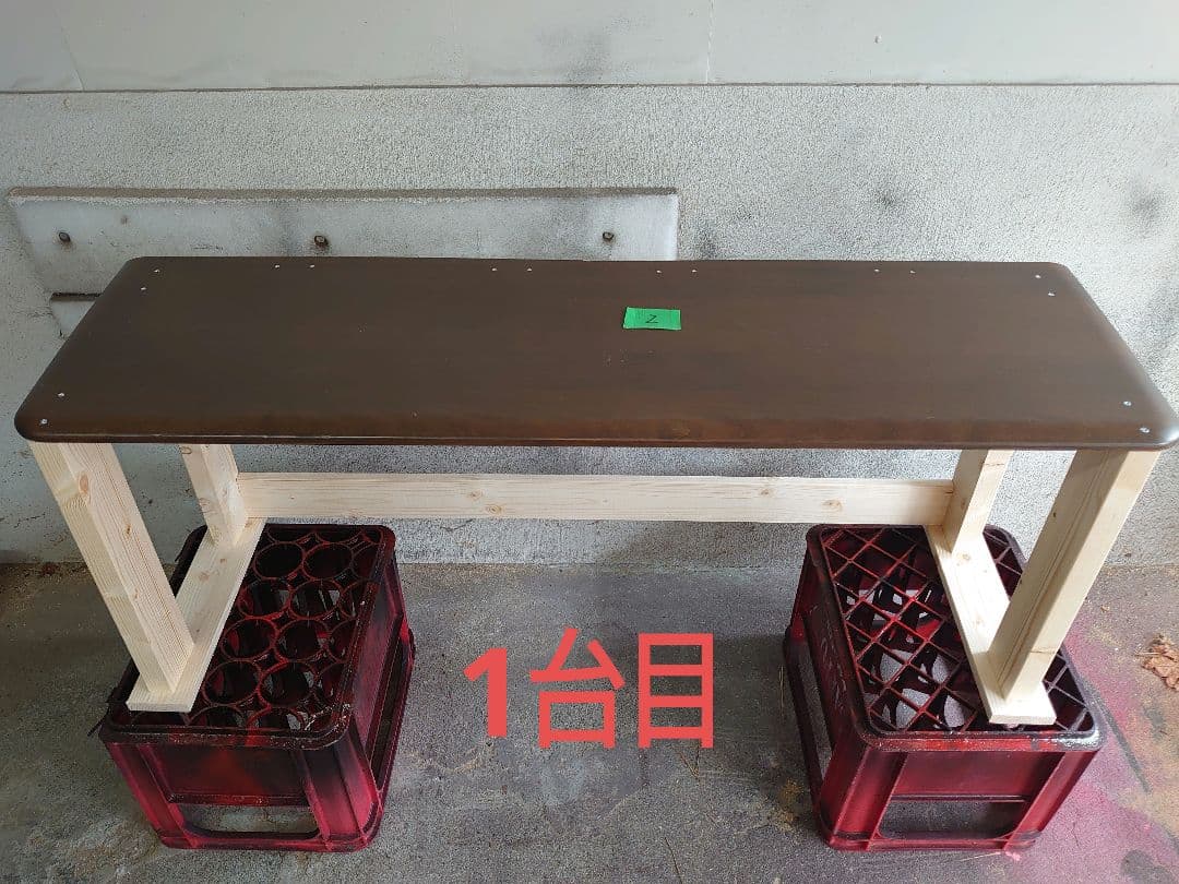 【其の33と34の2台セット】中古テーブルを加工するパチスロ実機を2台置く台