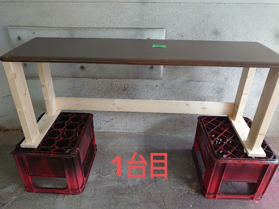 【其の33と34の2台セット】中古テーブルを加工するパチスロ実機を2台置く台