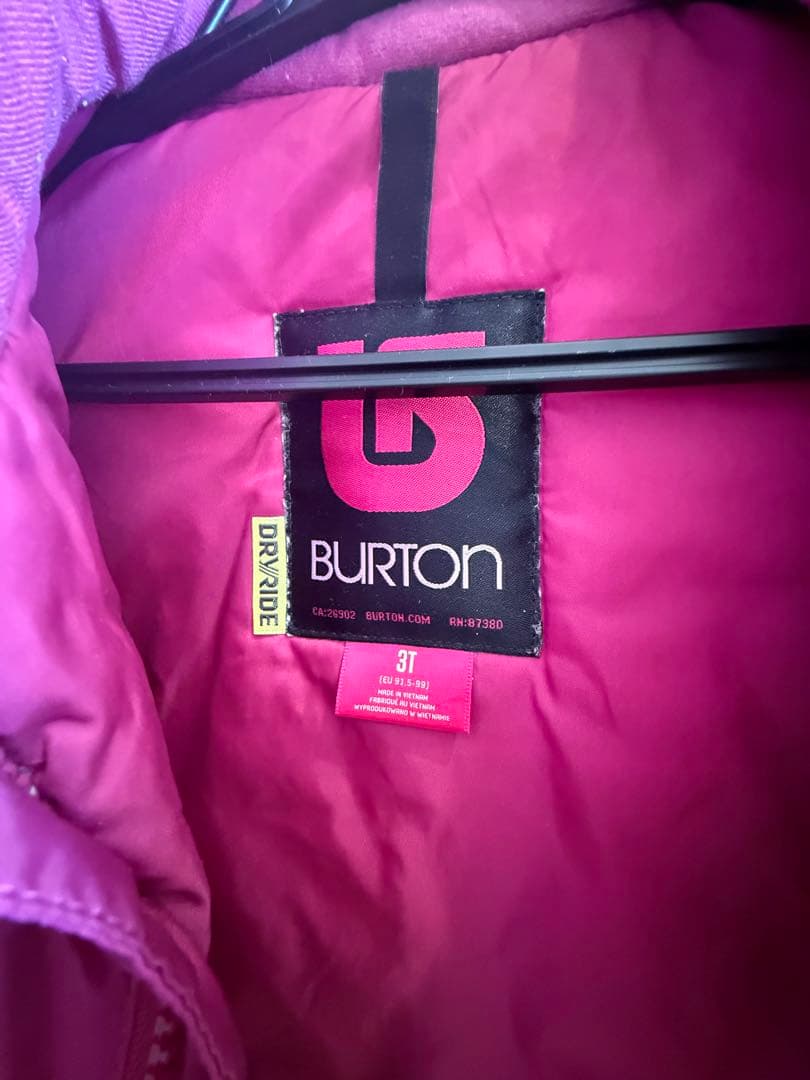 BURTON 子ども用　スキー　スノーボードウェア90-115cm