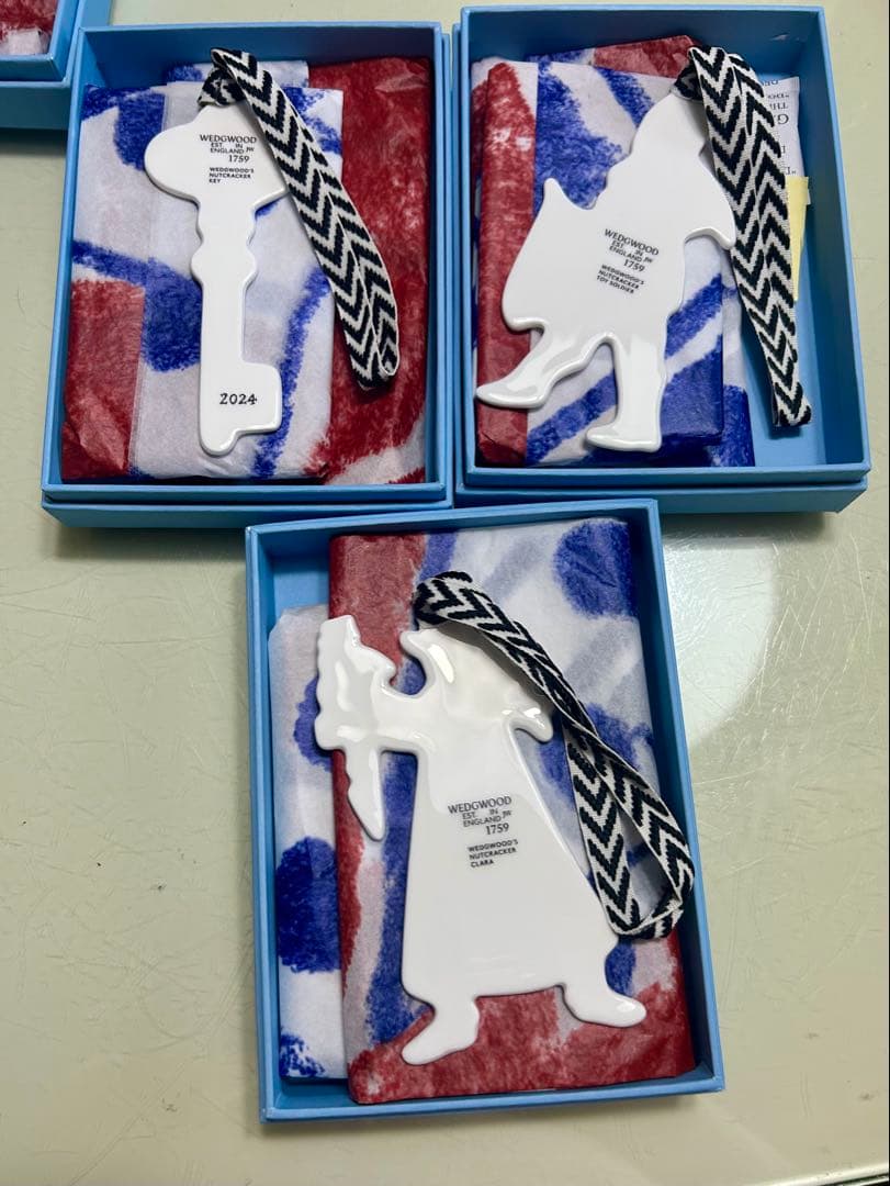 ウェッジウッド　ホリディオーナメント　Nutcracker 7点セット