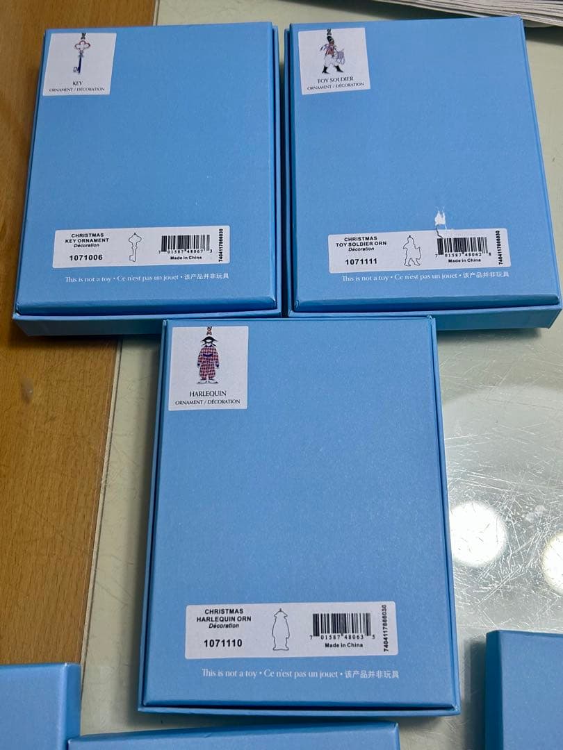 ウェッジウッド　ホリディオーナメント　Nutcracker 7点セット