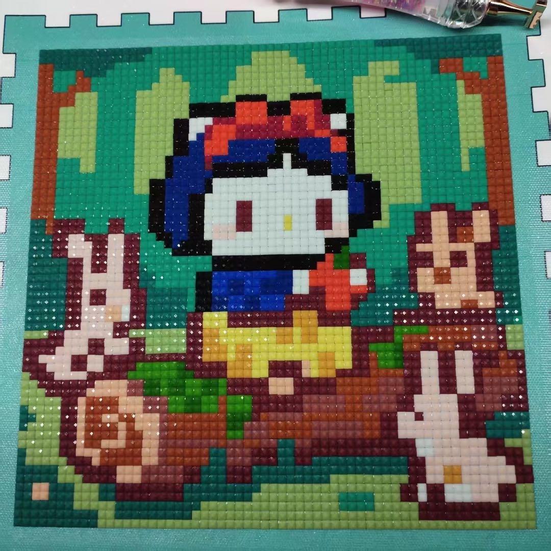 女宇　日本初 夜光ダイヤモンドアートキット 15点セット　全夜光ビーズ