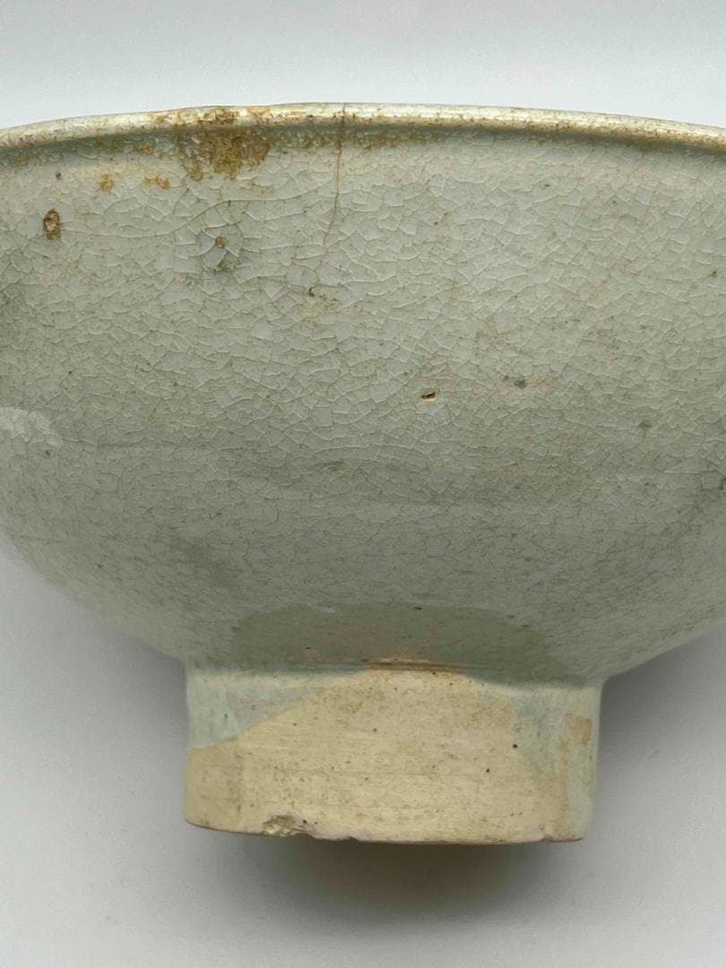 宋時代　定窯　白磁高足鉢　茶碗　景徳鎮　唐物　古賞物(C-66)