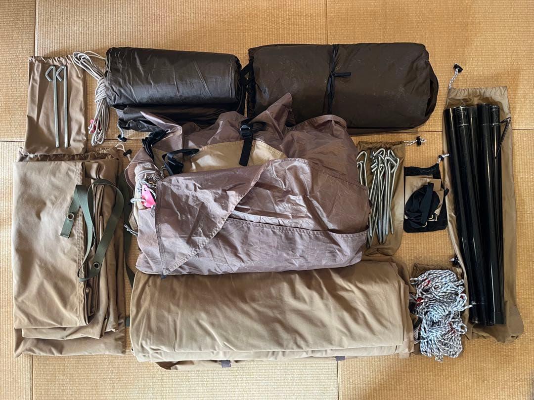 テンマクデザイン サーカスTC・焚き火タープTC・シルスTC・Gシートのセット