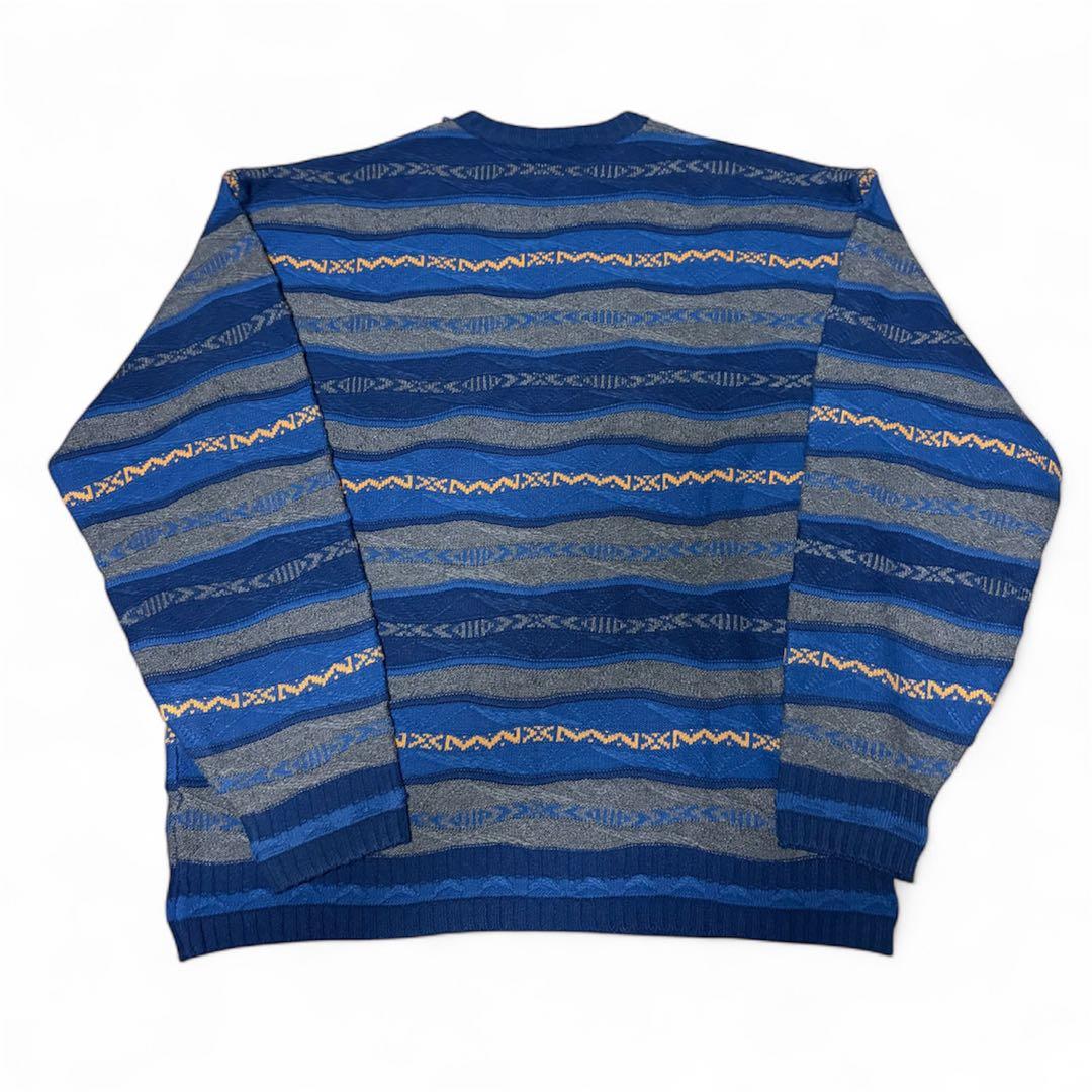 トップス BELVET 3D Effect striped knit