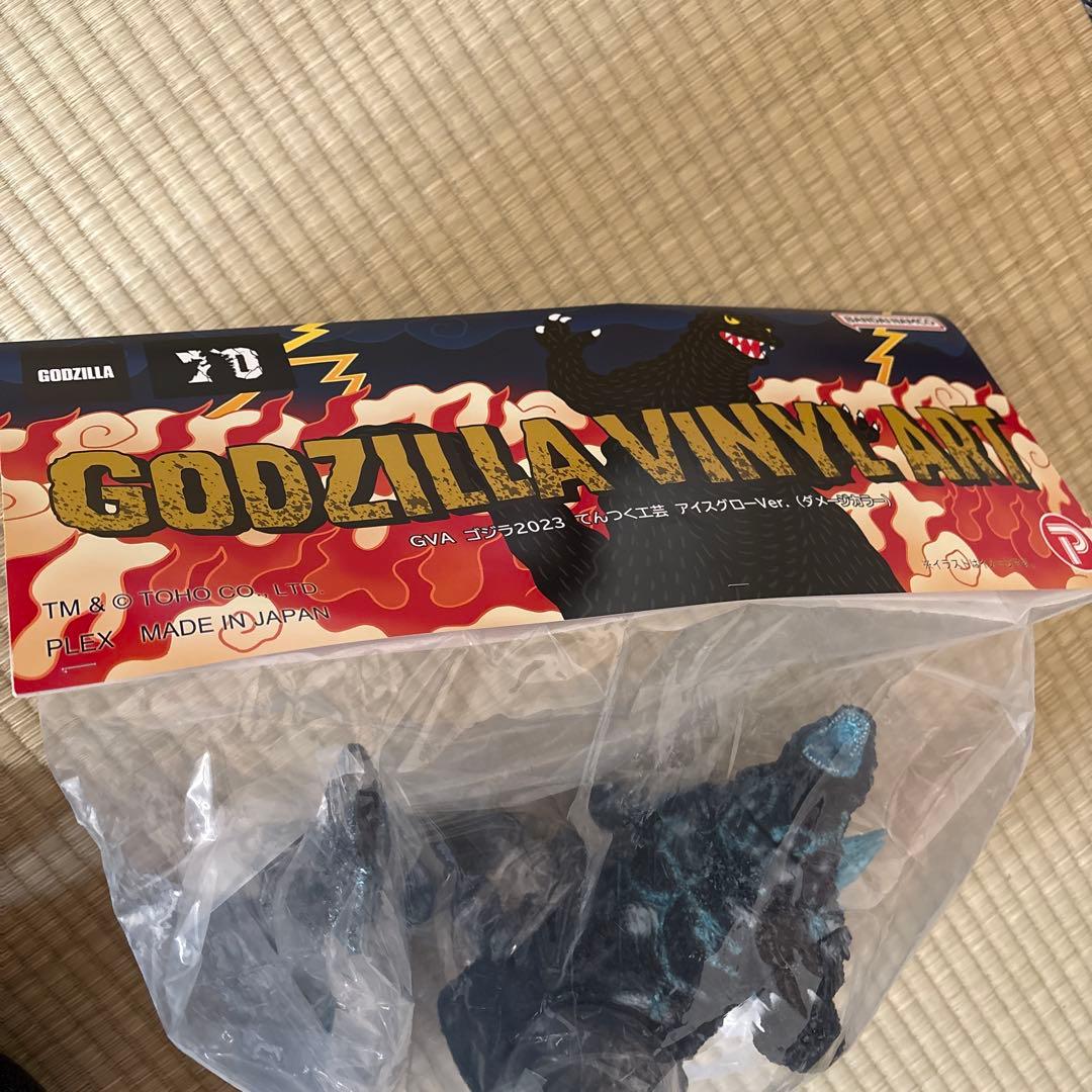 ソフビ　 ゴジラ2023 てんつく工芸 アイスグローVer. 新品未開封
