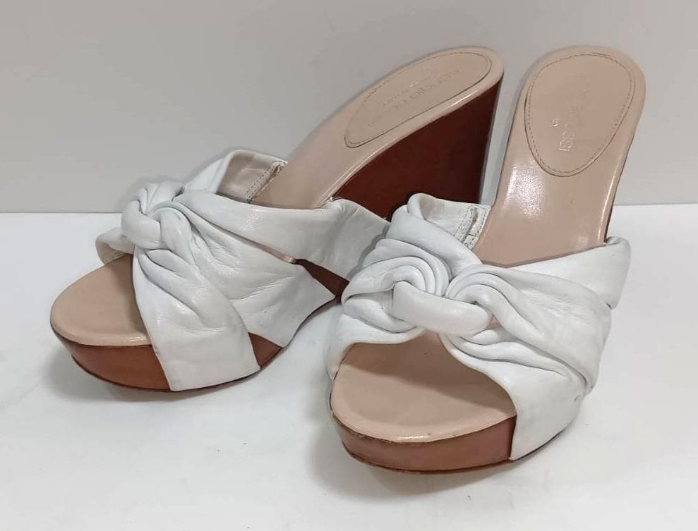 【セット売り】セルジオロッシ 2足 まとめ売り 35.5 厚底 本革 レザー