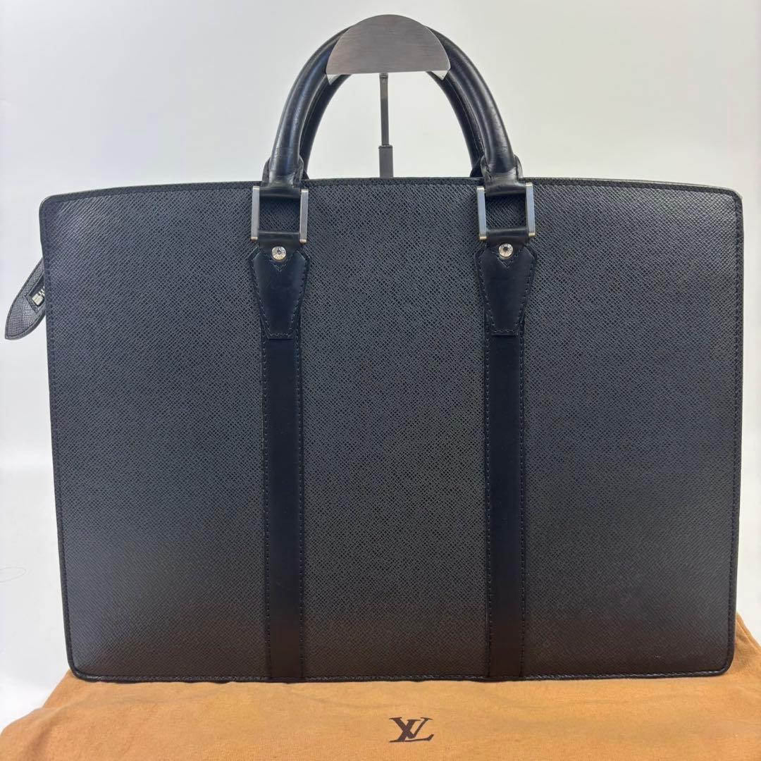 美品 ルイヴィトン タイガ ポルトドキュマン ロザン アルドワーズ ブラック