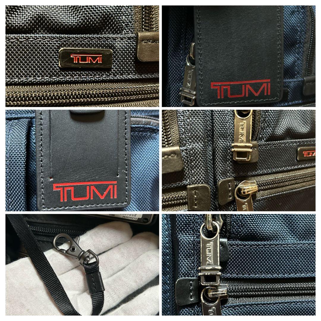 TUMI ビジネスバッグ 2way ネイビー 大容量 限定品