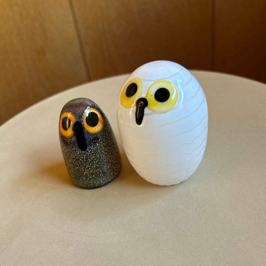 イッタラ バード　フクロウ　梟　オウル　2羽セット