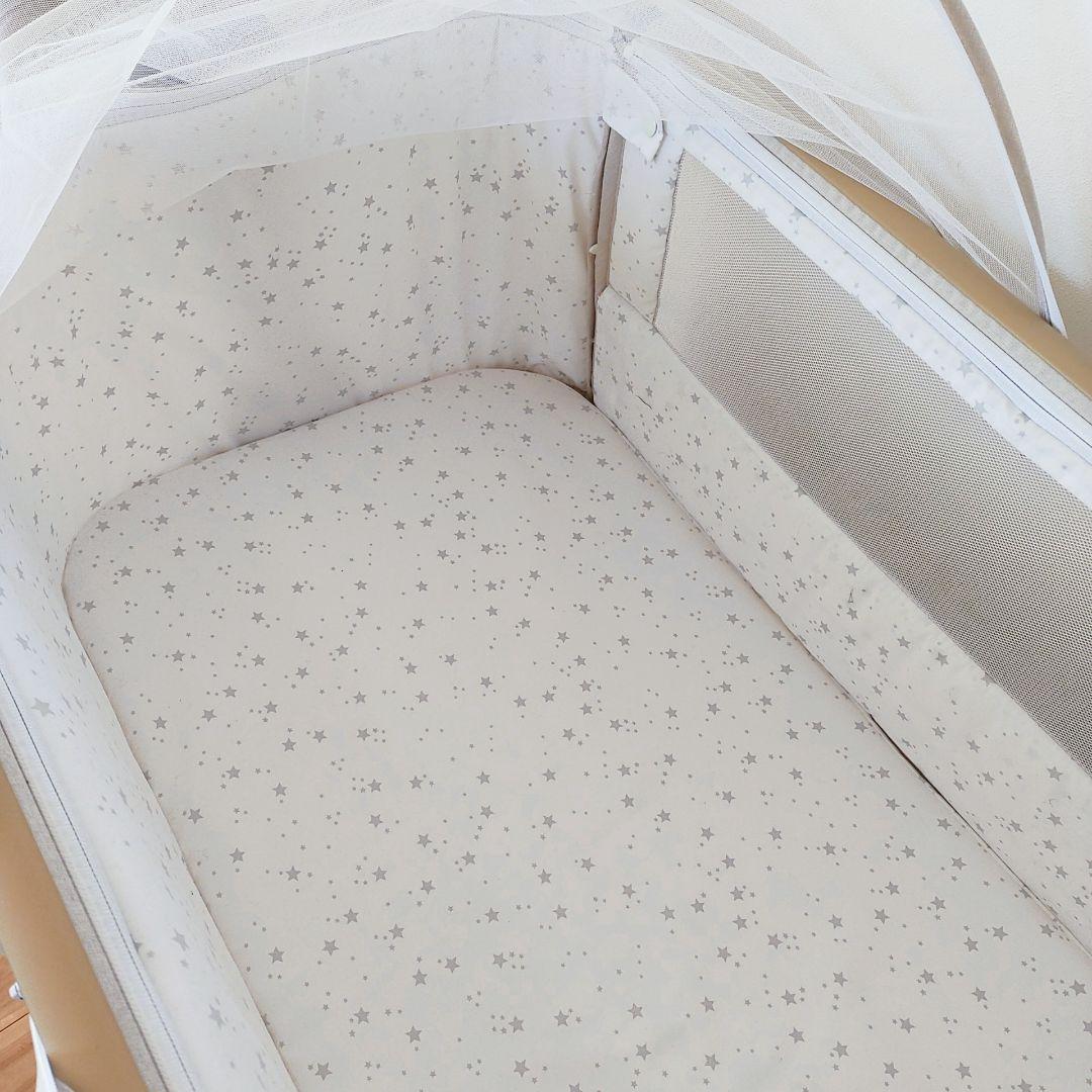 【極美品】大人気カラー　ベージュ　HZDMJ ベビーベッド