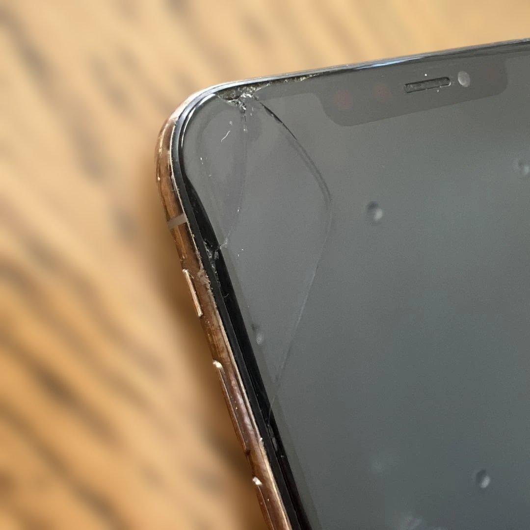 即日発送致します!! iphone xs max 64g 割れあり