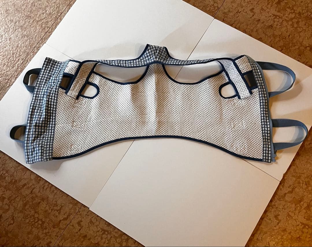 アイアンバロン着たままネンネSサイズ チェック柄 介護用ハーネス