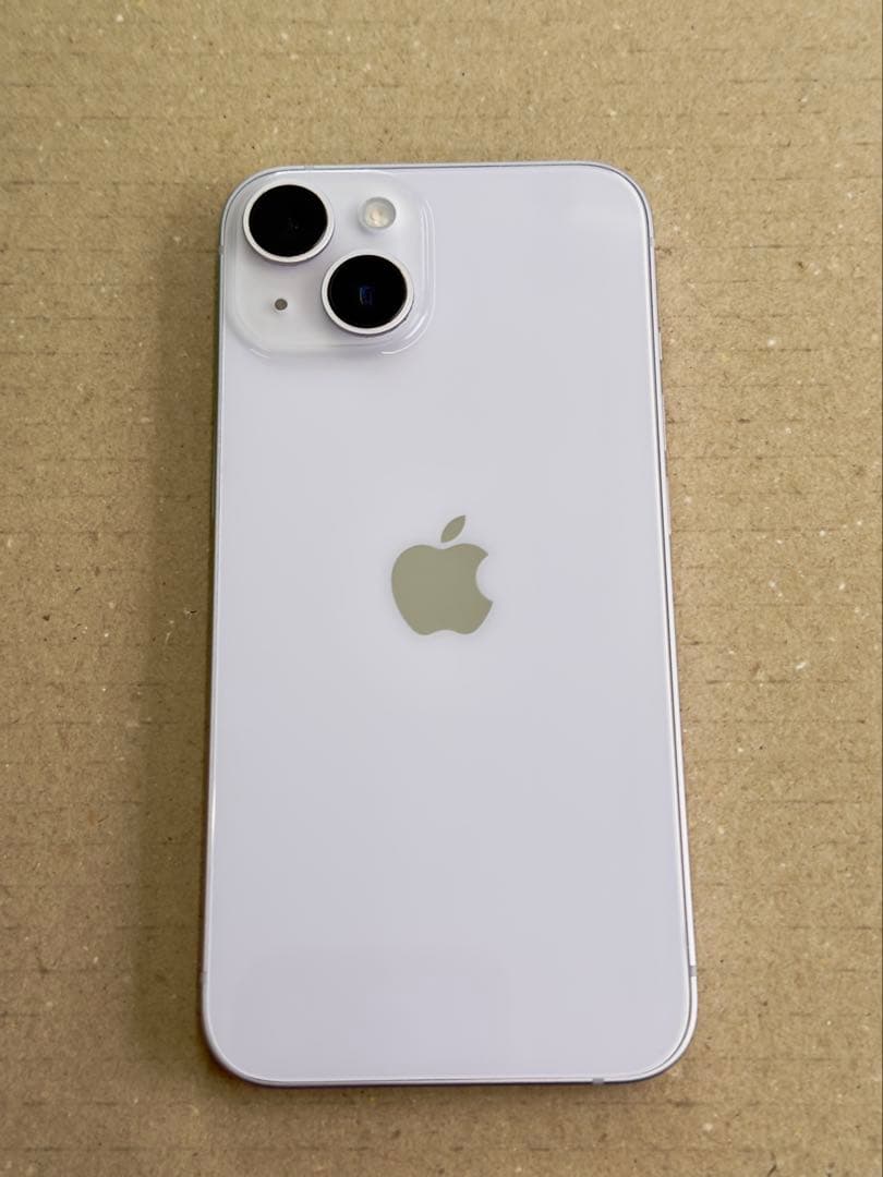 iPhone 14 パープル 128g docomo バッテリー状態87%