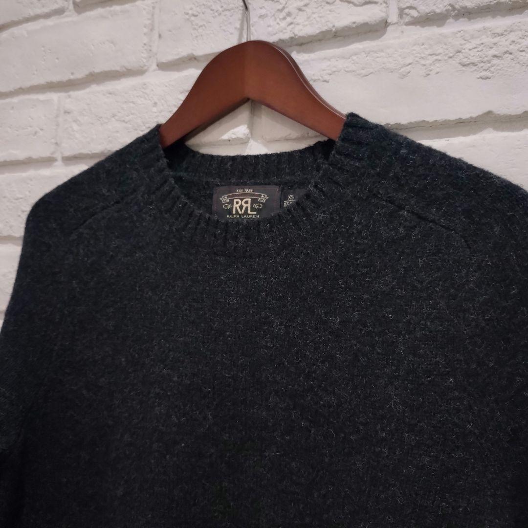 【美品】RRL WOOL CREWNECK LAMBWOOL SWEATER
