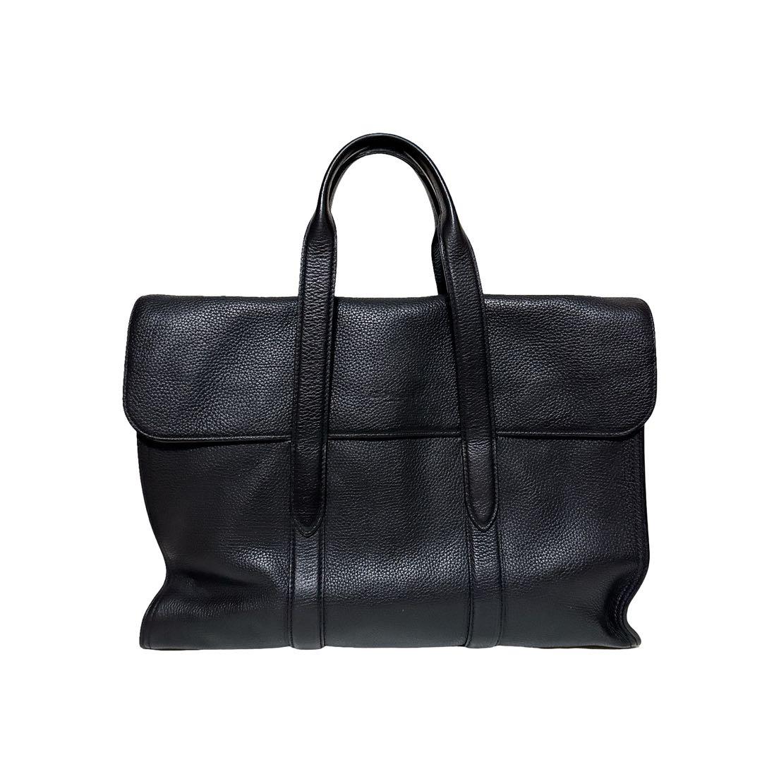 コーチ 2WAY ビジネスバッグ ブリーフケース ショルダーバッグ レザー 黒