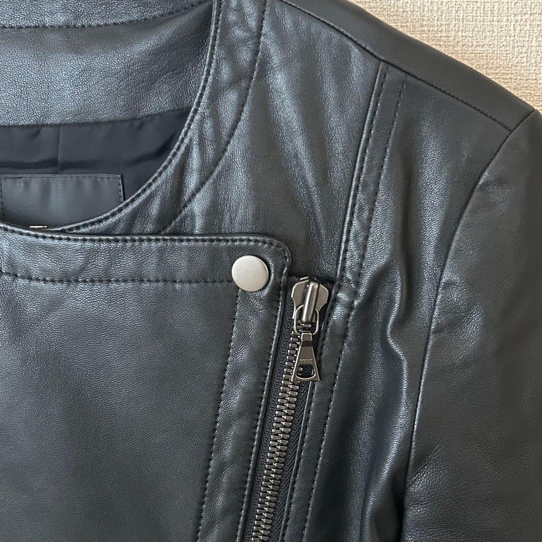 ウサギ様 Theory セオリー 羊革 ライダースジャケット S