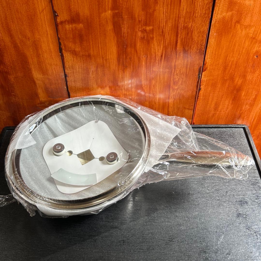 ISA　新品オールライトフライパン26cm スチーマー付 シャンパンピンク