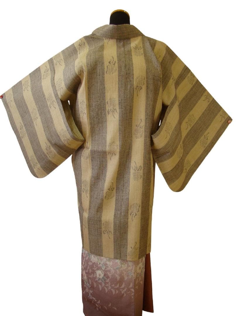 しょうざん紬 道中着 正絹 未使用 Cｓ1551mameneko