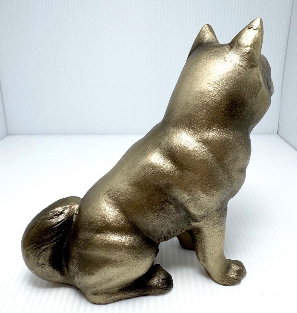 高岡銅器 環水作 日展作家 犬 戌 置物 二匹 鉄 干支 伝統工芸 縁起物
