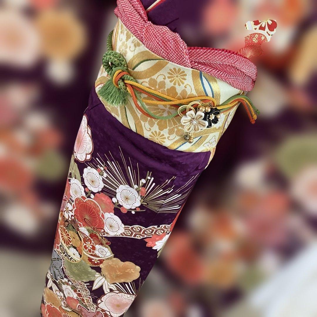 未使用に近い　振袖フルセットお探しの方に　王道古典柄　刺繍有り　成人式典に