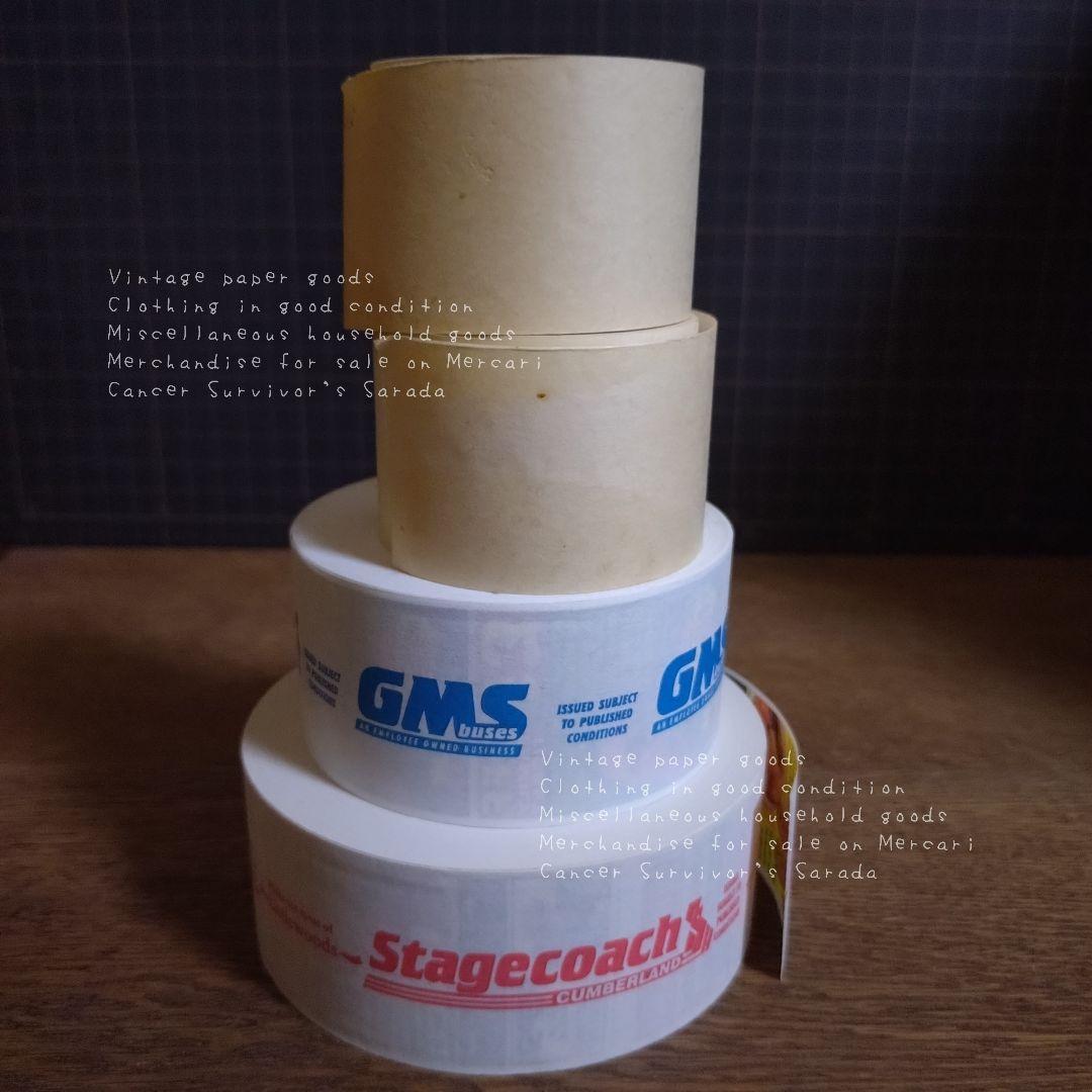 228　ロールチケット　ヴィンテージ　4個　匿名配送