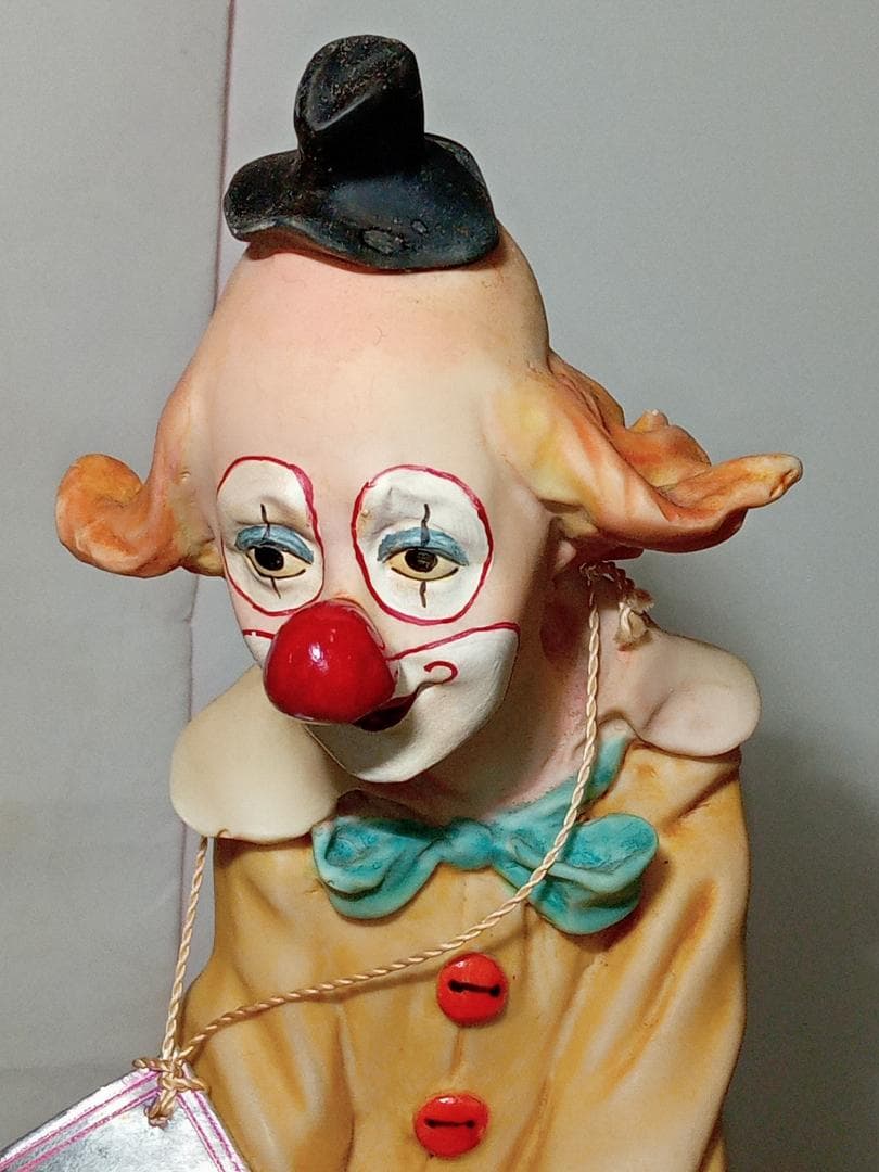 ドマン ピエロ オーロ・ベルカリ まとめ売り 高約36㎝ 道化師 フィギュリン