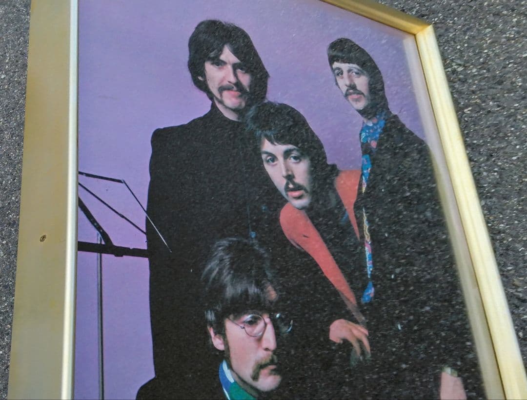 1972 ビートルズ ポスター アルミフレーム 希少 VINTAGE