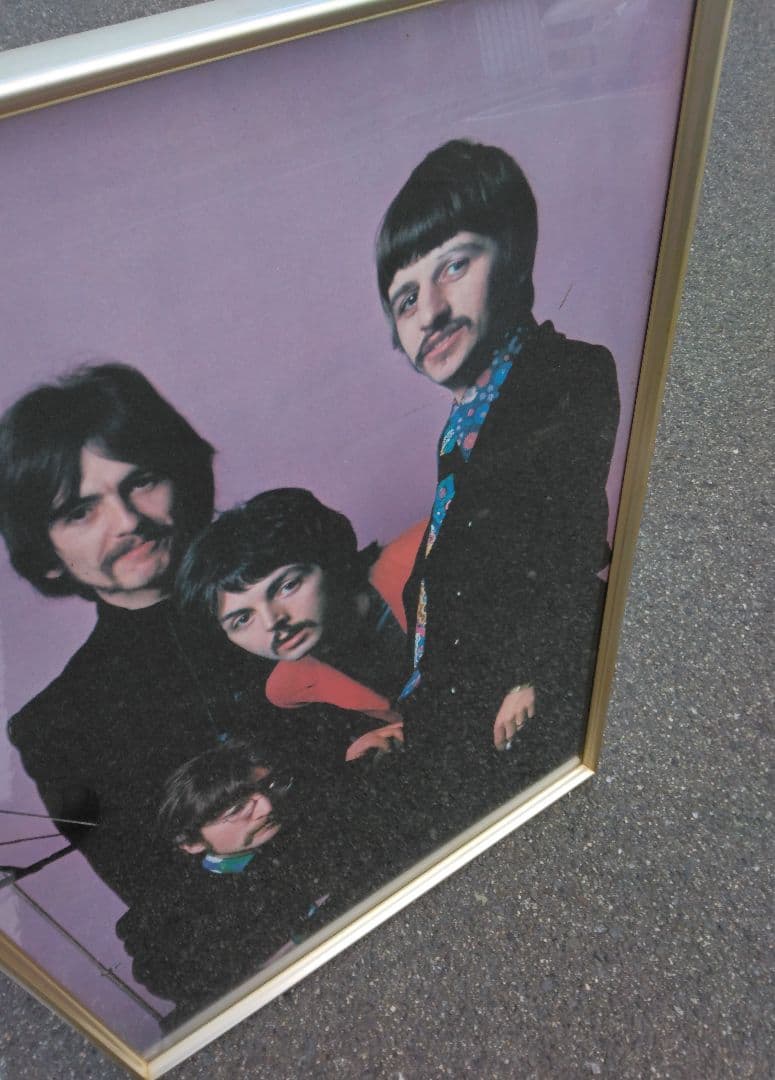 1972 ビートルズ ポスター アルミフレーム 希少 VINTAGE