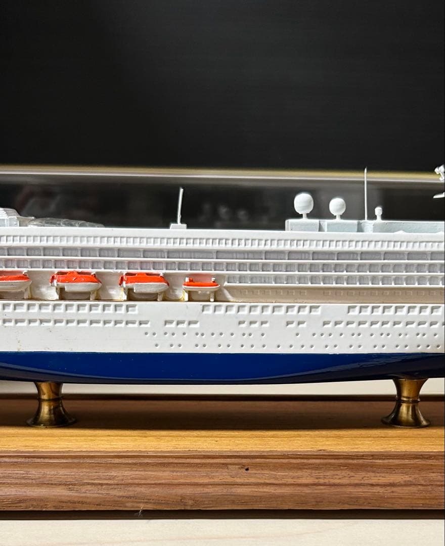 クリスタルハーモニー クルーズ 船　模型 オブジェ 置物　インテリア