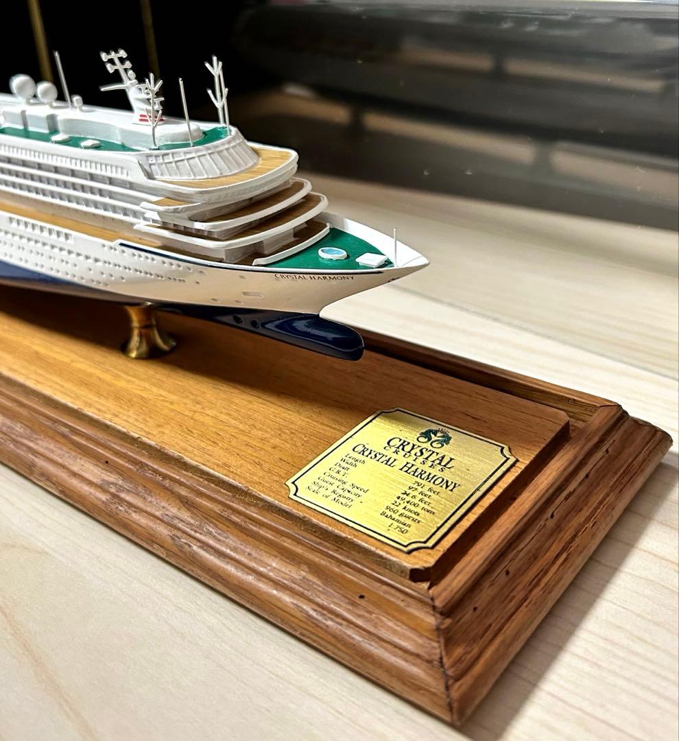クリスタルハーモニー クルーズ 船　模型 オブジェ 置物　インテリア