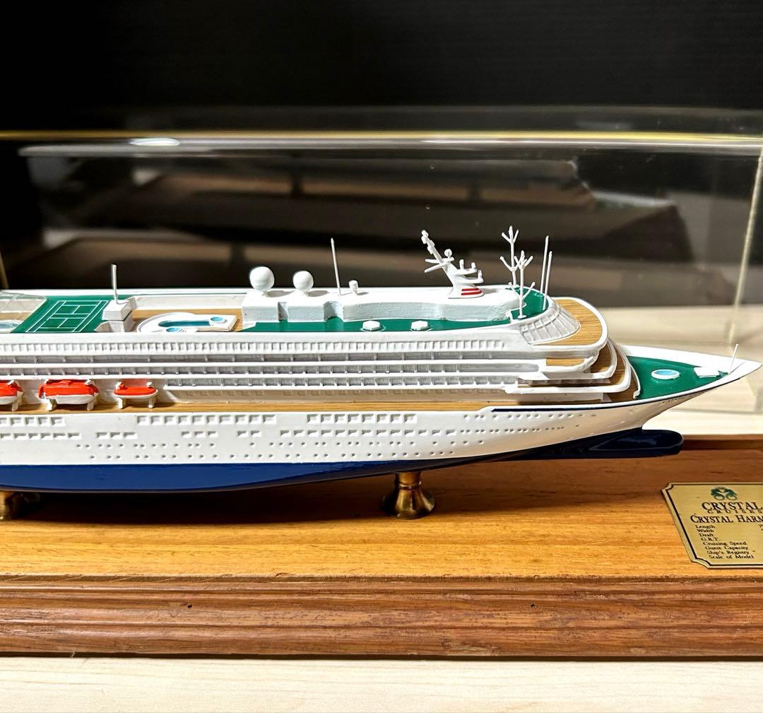 クリスタルハーモニー クルーズ 船　模型 オブジェ 置物　インテリア