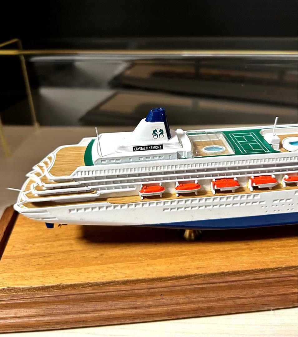 クリスタルハーモニー クルーズ 船　模型 オブジェ 置物　インテリア