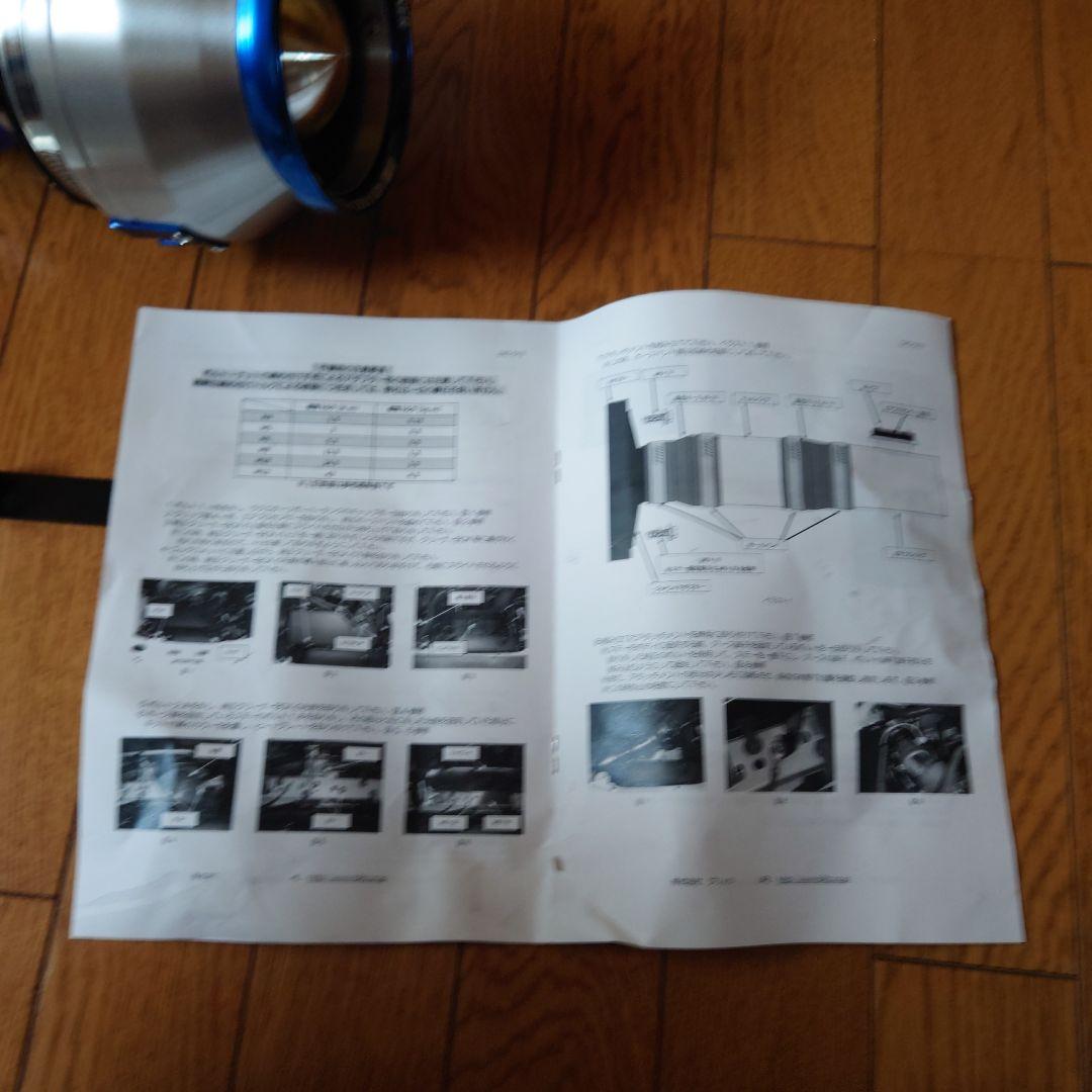 NDロードスター用　BLITZ 過給器本体 シルバー 青 取り付け金具付き