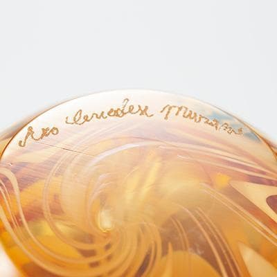 定価16.5万アルスチェネデーゼ フェニキアン技法のムラーノガラスのフクロウ