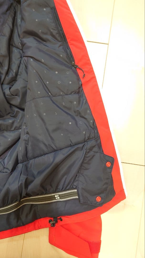 SALOMON　サロモン　スキーウェア　ジャケット　赤　Sサイズ