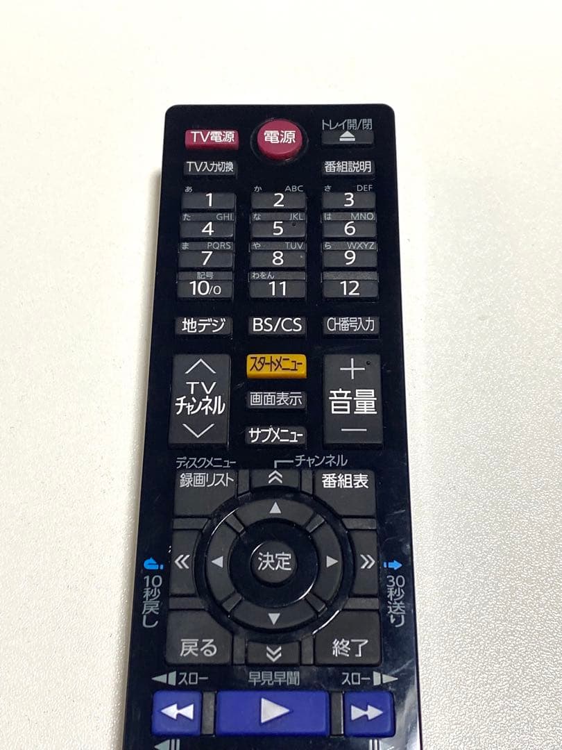 TOSHIBA レコーダー用リモコン SE-R0435 動作品